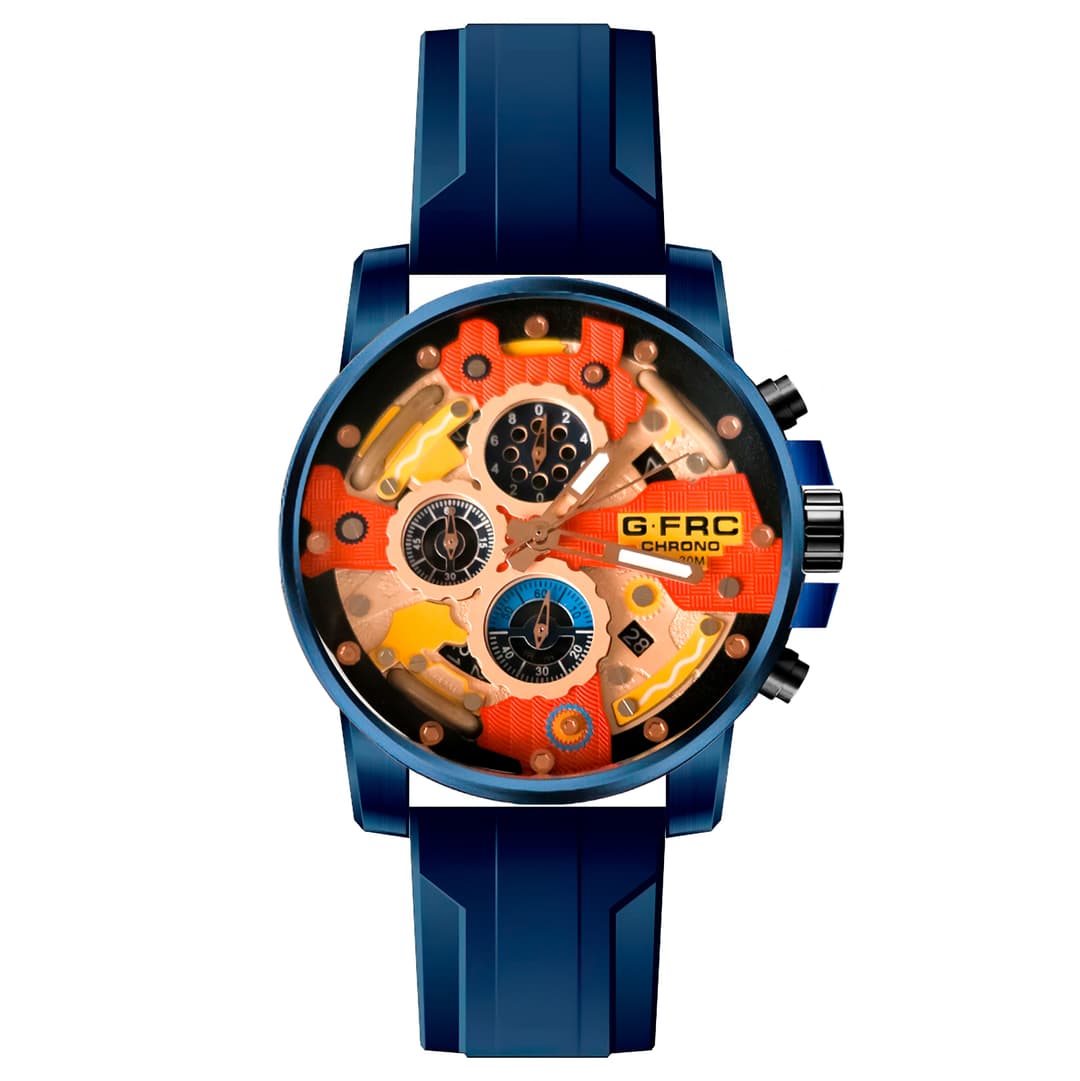 Reloj Gforce H3788g Cronografo Funciona