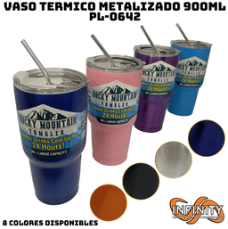 Vazo Termo Termico 900 Ml Acero Inox thumbnail 1