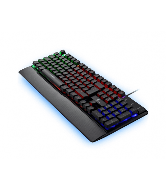 Teclado Gamer Color Negro Con Luz Rgb