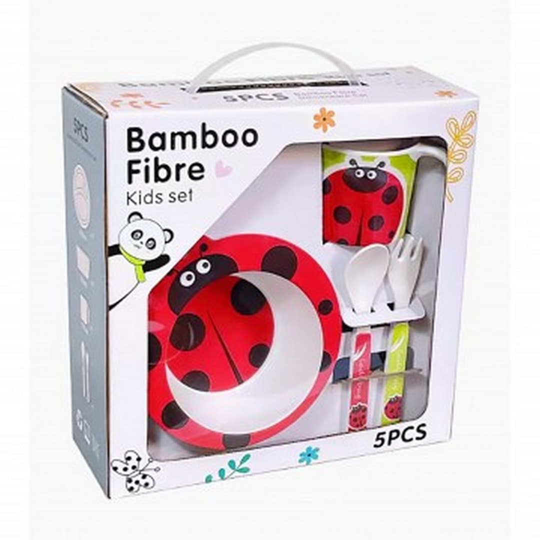 Set Alimentacion Bebe Plato Cubiertos