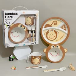 Set Alimentacion Bebe Plato Cubiertos Ta thumbnail 2