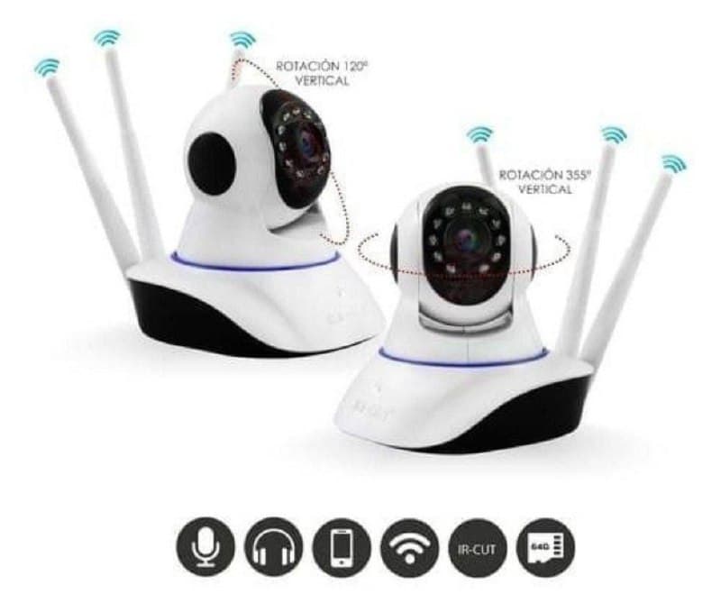 Camara De Seguridad 3 Antenas