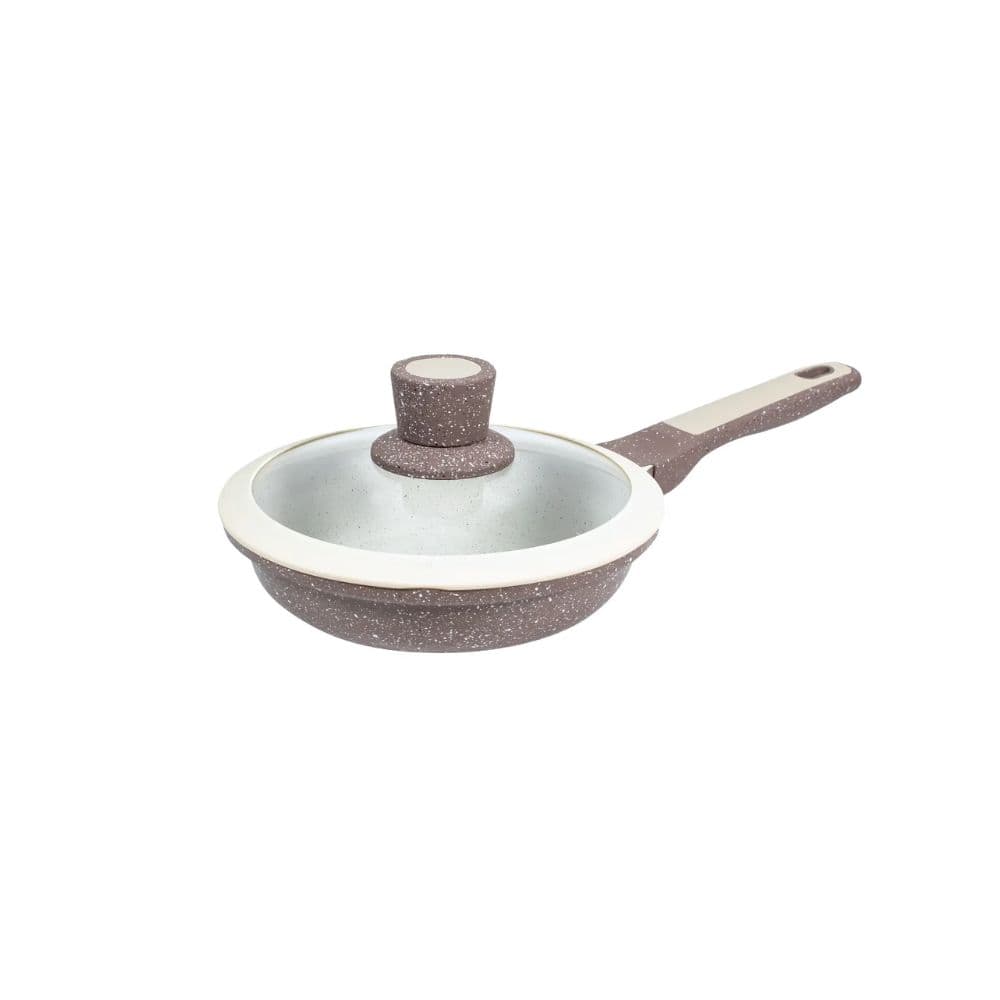 Sarten Antiadherente Marmol 18cm Cafe