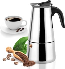 Cafetera Expres Acero Inoxidable 6 Tazas thumbnail 1