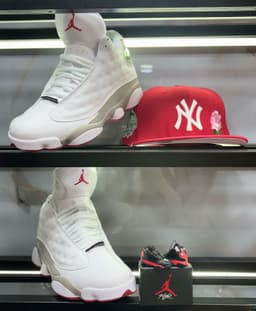 Jordan Retro 13 Blanco Y Gris Unisex thumbnail 3