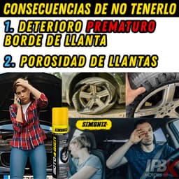 Espuma Renovadora Llantas Simoniz Carros thumbnail 3