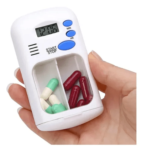 Pastillero Con Alarma Caja Porta Pastil