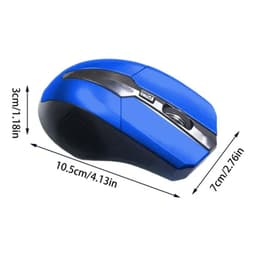 Mouse Inalambrico Azul 3 Botones thumbnail 4