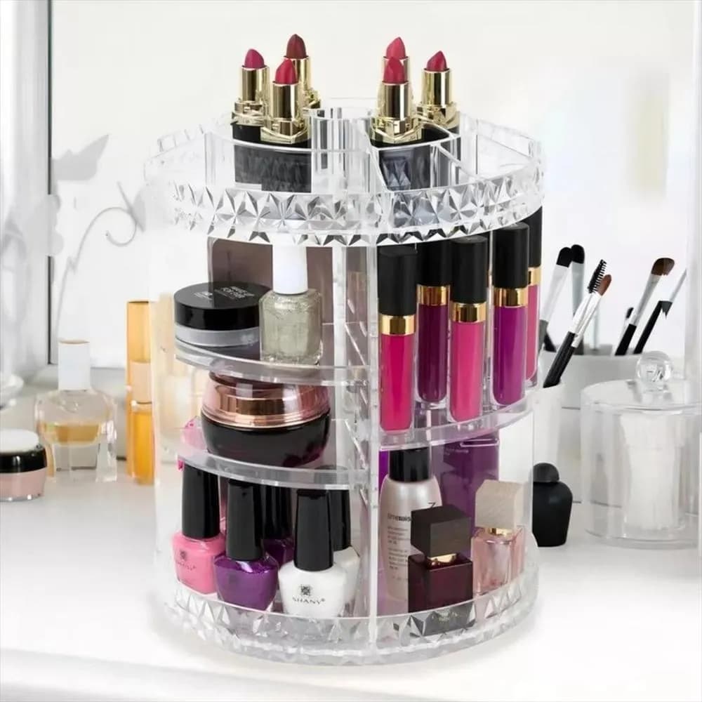 Organizador De Maquillaje Giratorio 360