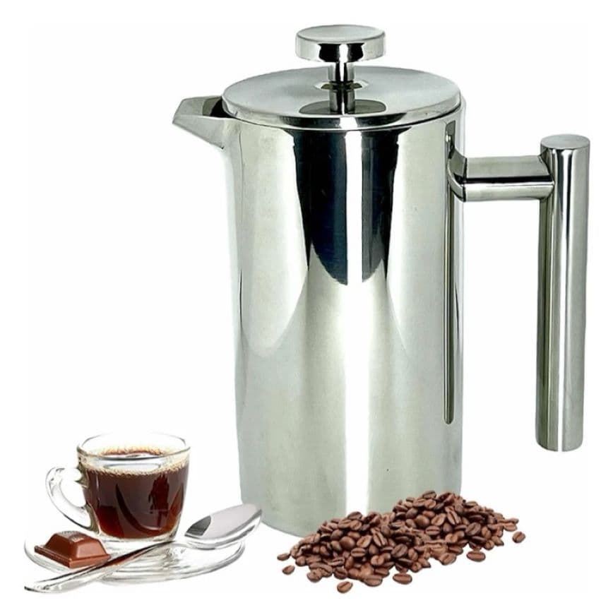 Cafetera Prensa Francesa 1000 Ml Acero