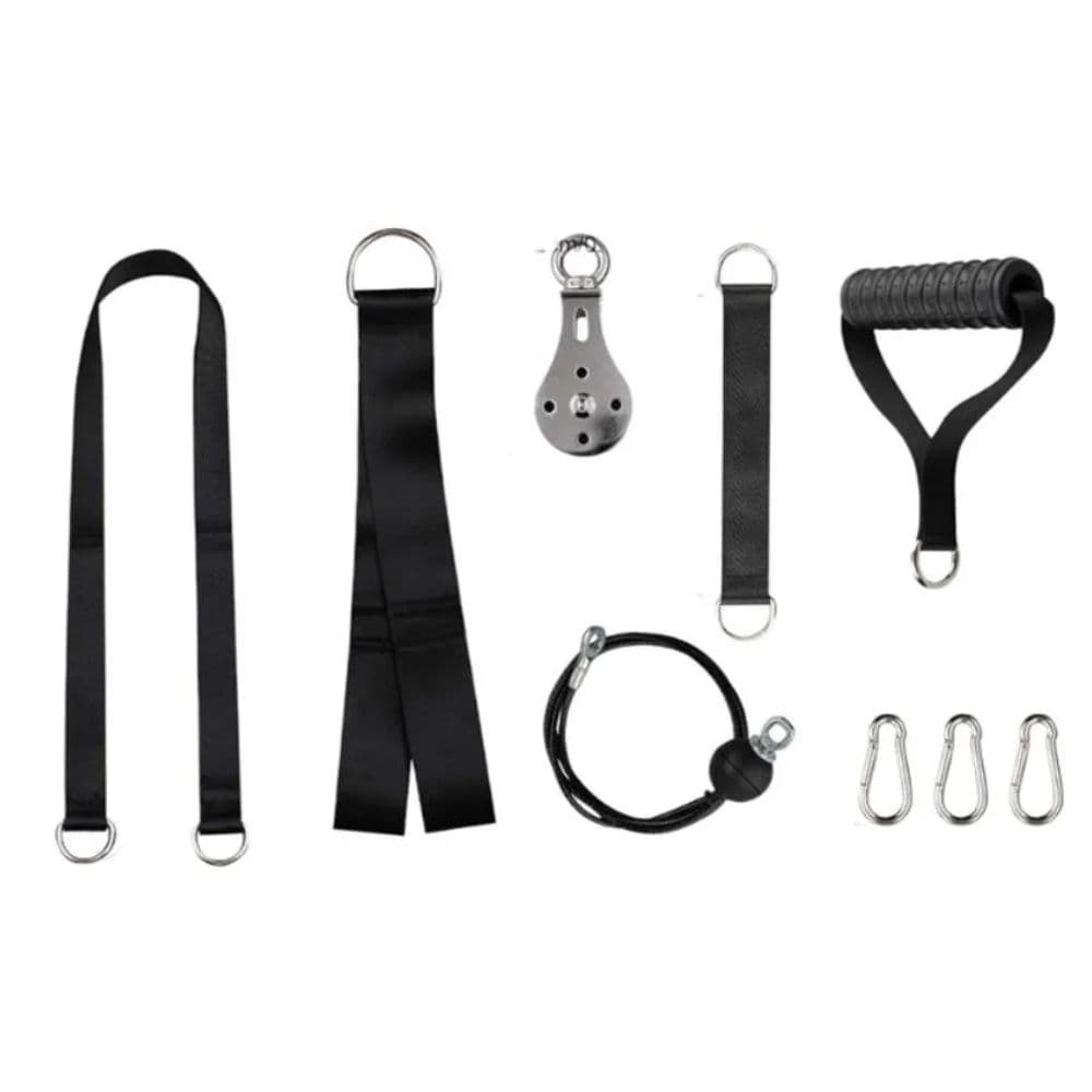 Set Extensiones Polea Gimnasio 9 Piezas
