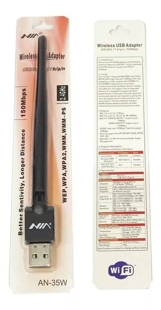 Antena Wifi Para Decodificador Tdt Con W