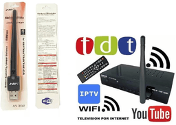 Antena Wifi Para Decodificador Tdt Con W thumbnail 2