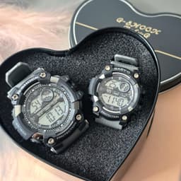 Reloj Casio Corazon Color Con Negro thumbnail 2