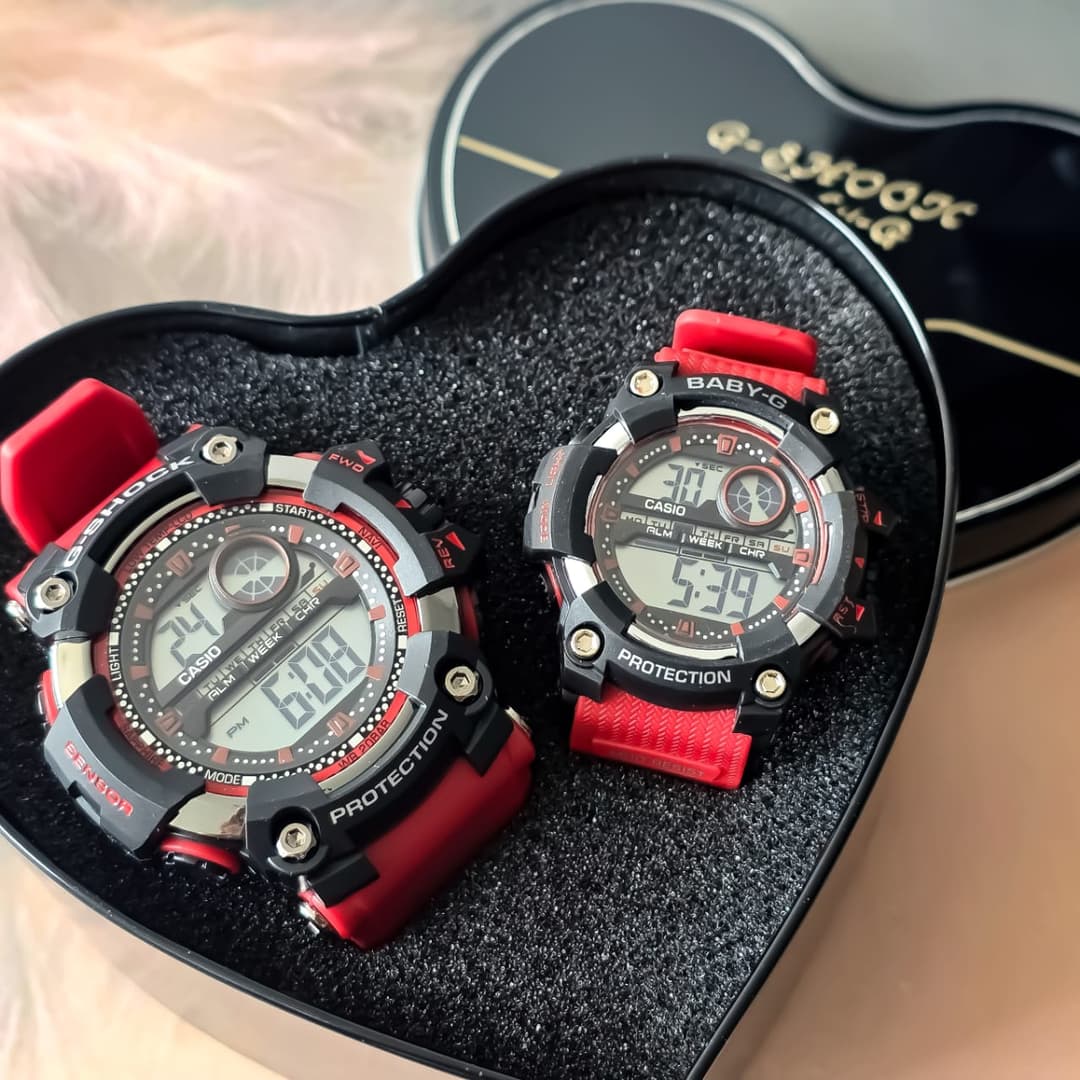 Reloj Casio Corazon Color Con Negro