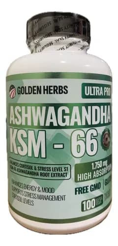 Ashwagandha Ksm66 Golden Herbs Ultra Pro