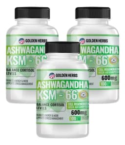 Ashwagandha Ksm66 Golden Herbs Ultra Pro thumbnail 3