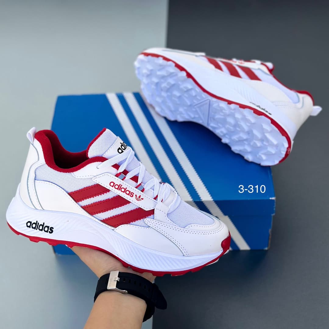 Adidad London Blanco Rojo