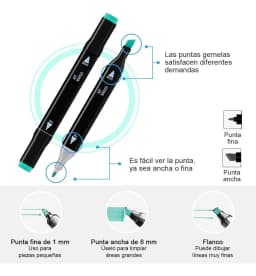 Combo Marcadores X80 Papel Para Dibujo thumbnail 8