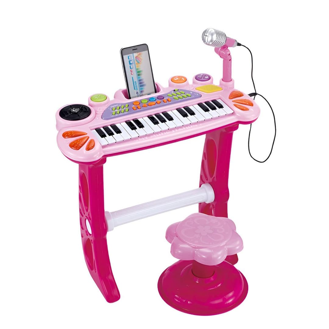 Piano Organeta Teclado Musical Mesa Inte