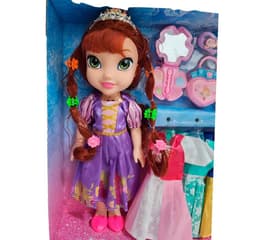 Muneca Violeta Corona Princesa Vestidos thumbnail 2