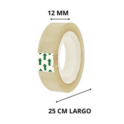 Cinta Transparente 12mm X20 Mt Taco Tesa thumbnail 3