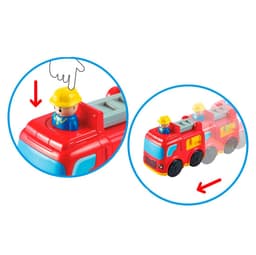 Carro Bombero Push De Impulso Juguete In thumbnail 4