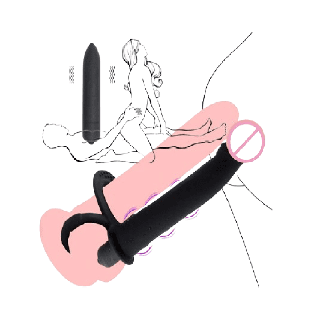 Consolador Vibrador Doble Penetracion