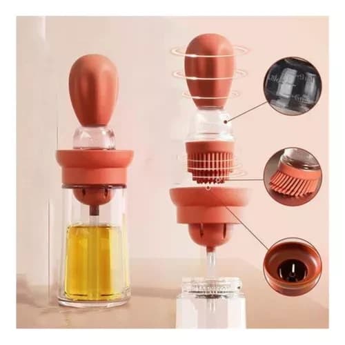 Dispensador Aceite Con Brocha Silicona