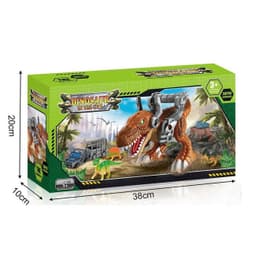 Dinosaurio Tiranosaurio Rex Con Autos thumbnail 2