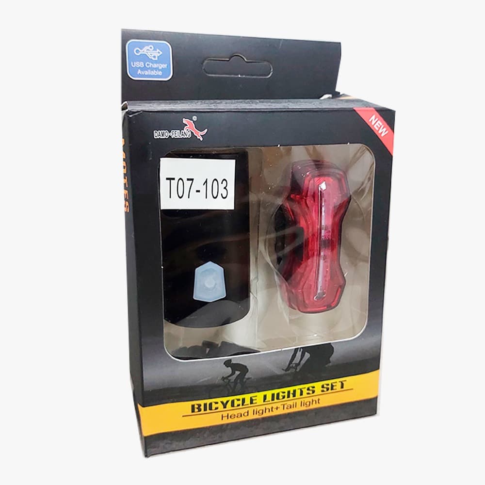 Set De Linternas Para Bicicleta T07103
