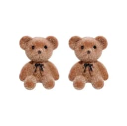 Aretes Pendientes Oso De Peluche Kawaii thumbnail 3
