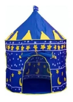 Carpa Castillo Infantil Azul Y Fucsia Pa thumbnail 4