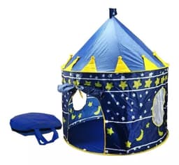 Carpa Castillo Infantil Azul Y Fucsia Pa thumbnail 5