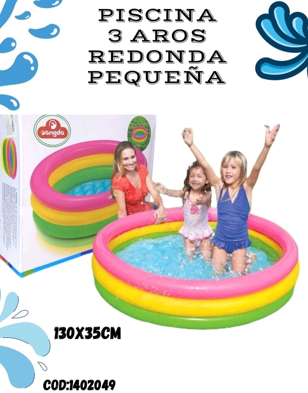 Piscina Redonda 3 Aros Pequena