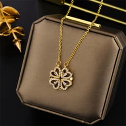 Collar Trebol Corazonbolsa Regalo thumbnail 2