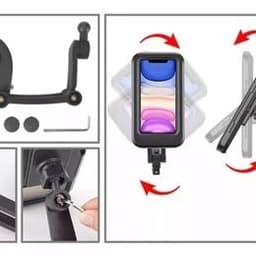 Soporte Holder Base Impermeable Moto thumbnail 2