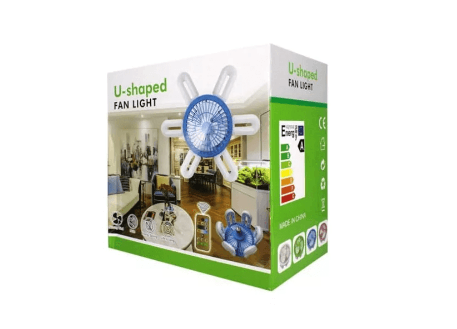 Lampara Led Con Ventilador