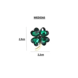 Broche Pin Prendedor De Trebol De Cuatro thumbnail 4